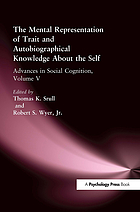 The Mental representation of trait and autobiographical knowledge about the self