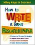 How to write a great research paper