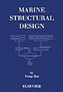 Marine Structural Design. por Yong Bai