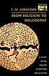 From religion to philosophy : a study in the origins... door Francis MacDonald Cornford