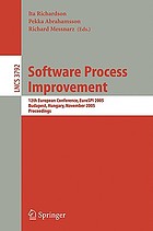 Software process improvement : 13th European conference, EuroSPI 2006, Joensuu, Finland, October 11-13, 2006 : proceedings