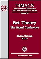 Set theory : the Hajnal Conference, October 15 - 17, 1999 DIMACS Center, [held in Piscataway, NJ]