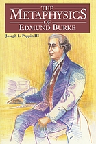 The metaphysics of Edmund Burke