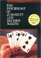 The psychology of judgment and decision making