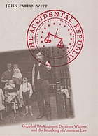The accidental republic : crippled workingmen, destitute widows, and the remaking of American law