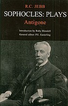 Sophocles : plays. Antigone