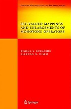 Set-valued mappings and enlargements of monotone operators