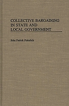 Collective bargaining in state and local government
