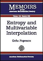 Entropy and multivariable interpolation