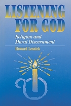 Listening for God : religion and moral discernment