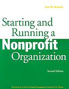Starting and running a nonprofit organization