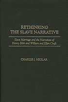 Rethinking the slave narrative : slave marriage and the narratives of Henry Bibb and William and Ellen Craft