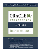 Oracle 10g programming : a primer