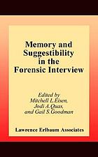Memory and suggestibility in the forensic interview