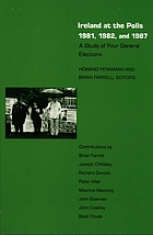 Ireland at the polls, 1981, 1982, and 1987 : a study of four general elections