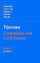 Community and civil society