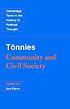 Community and civil society
