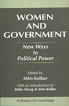 Women and government : new ways to political power