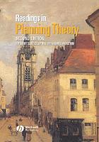Readings in planning theory