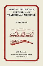 African philosophy, culture, and traditional medicine