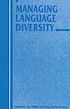 Managing language diversity by Sue Wright
