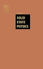 Solid state physics : advances in research and applications