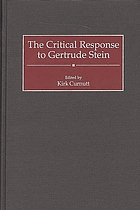 The critical response to Gertrude Stein