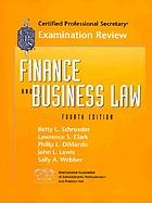 Finance & business law