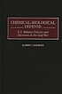 Chemical-biological defense : U.S. Military policies... por Albert J Mauroni