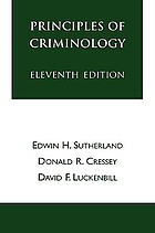 Principles of criminology