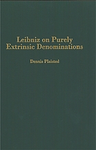 Leibniz on purely extrinsic denominations