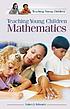 Teaching young children mathematics de Sydney L Schwartz