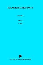 Solar radiation data : proceedings of the EC Contractors' Meeting held in Brussels, 18-19 October 1982