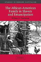 The African-American family in slavery and emancipation