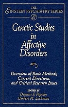 Genetic studies in affective disorders : overview of basic methods, current directions, and critical research issues