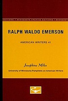 Ralph Waldo Emerson.