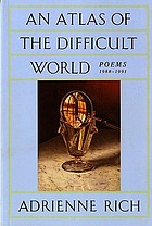 An atlas of the difficult world : poems, 1988-1991
