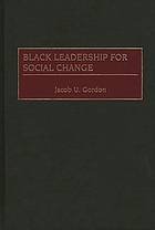 Black leadership for social change