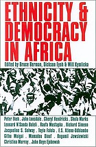 Ethnicity & democracy in Africa