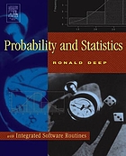 Probability and statistics with integrated software routines