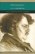 Orthodoxy de G  K Chesterton