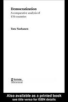 Democratization : a comparative analysis of 170 countries