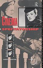 Cinema and spectatorship