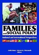 Families and Social Policy: National and International Perspectives cover image