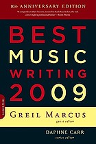 Best music writing 2009