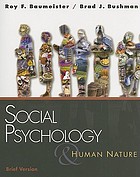 Social psychology and human nature