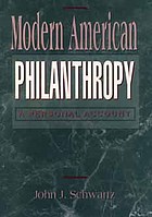 Modern American philanthropy : a personal account