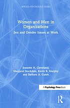 Women and men in organizations : sex and gender issues at work