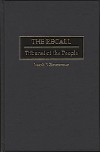 The recall : tribunal of the people
