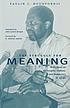 The struggle for meaning : reflections on philosophy,... von Paulin J Hountondji